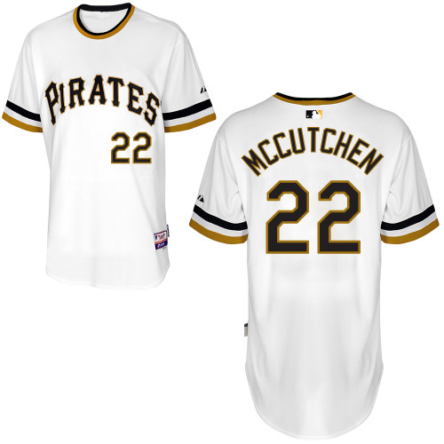 Andrew McCutchen #22 Youth Baseball Jersey-Pittsburgh Pirates Authentic Alternate White Cool Base MLB Jersey